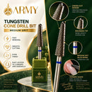 ARMY Broca Cônica Topo Redondo Médio Tungstênio