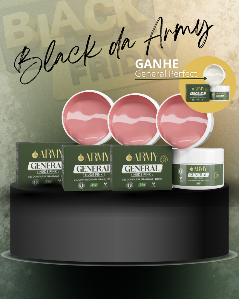 Kit 3 General Nude Pink e ganha General Perfect Curvature (ideal para blindagem, selagem da fibra e como base)